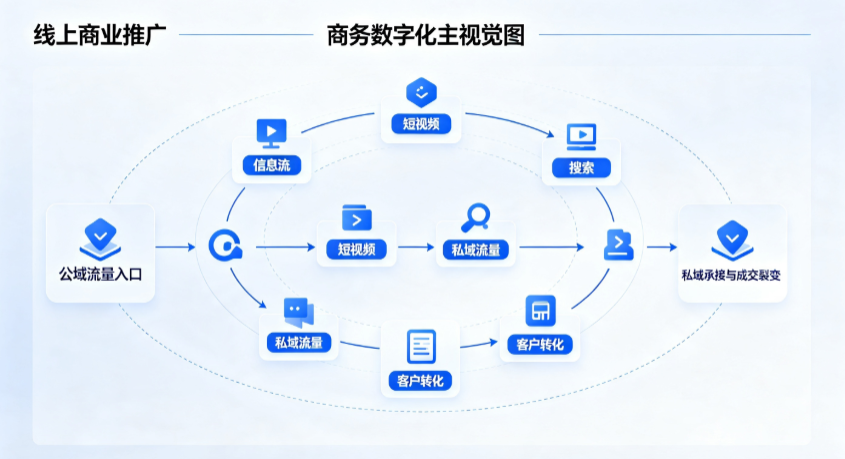 河池线上商业推广怎么做？全域流量闭环搭建与低成本转化实战指南